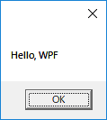 Hello, WPF