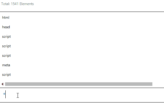 AngleSharpは、強力なCSSクエリ・セレクタを使用できます。