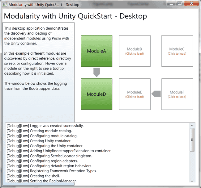 QuickStartを、起動する