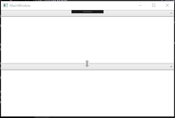 GridSplitterによるドラッグ可能な仕切りとコンボボックスとテキストボックス