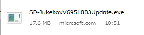 ダウンロードしたファイルを実行します。